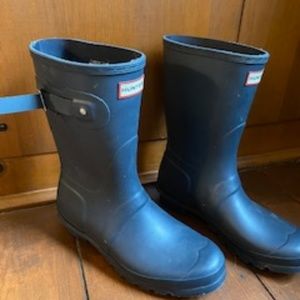 Womens Hunter Short Black Rainboot size 9